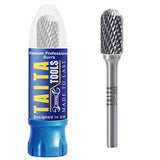 SC-3 - 1/4" Shank - Double Cut Tungsten Carbide Burr - For Wood, Hard Metal And Most Materials