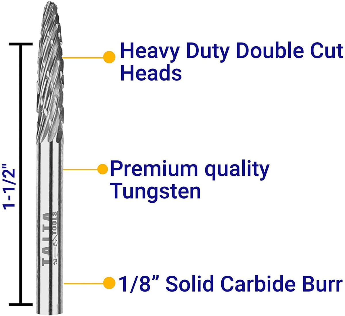 20Pcs Carbide Cutting Burr Set, EEEkit Carbide Engraving Bits