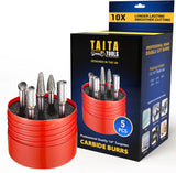 5PC 1/4" Shank - Double Cut Tungsten Carbide Burr Set